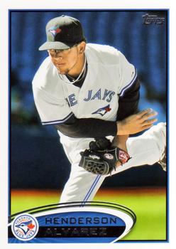 #562 Henderson Alvarez - Toronto Blue Jays - 2012 Topps Baseball