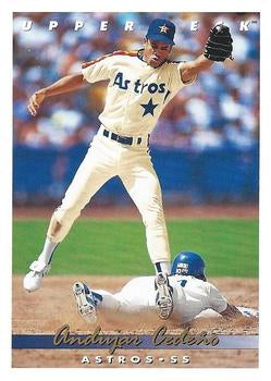 #562 Andujar Cedeno - Houston Astros - 1993 Upper Deck Baseball