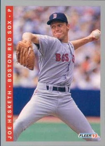 #562 Joe Hesketh - Boston Red Sox - 1993 Fleer Baseball