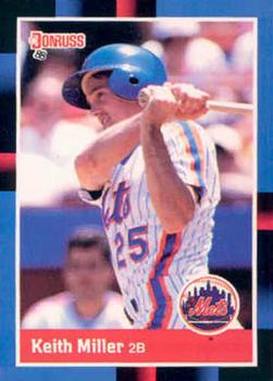 #562 Keith Miller - New York Mets - 1988 Donruss Baseball