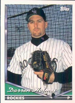 #562 Darren Holmes - Colorado Rockies - 1994 Topps Baseball