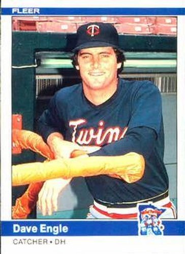 #562 Dave Engle - Minnesota Twins - 1984 Fleer Baseball