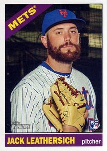 #562 Jack Leathersich - New York Mets - 2015 Topps Heritage Baseball