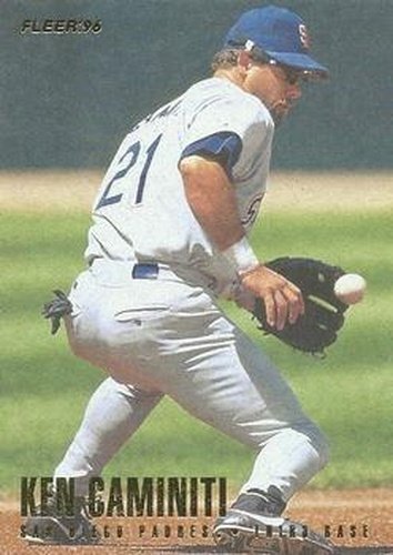 #562 Ken Caminiti - San Diego Padres - 1996 Fleer Baseball