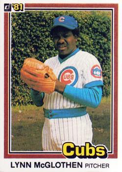 #562 Lynn McGlothen - Chicago Cubs - 1981 Donruss Baseball