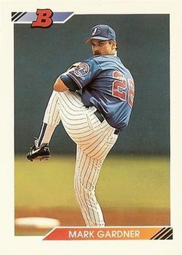 #562 Mark Gardner - Montreal Expos - 1992 Bowman Baseball