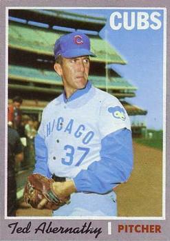 #562 Ted Abernathy - Chicago Cubs - 1970 Topps Baseball