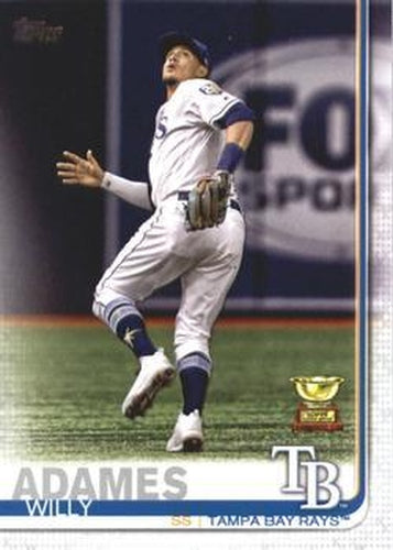 #562 Willy Adames - Tampa Bay Rays - 2019 Topps Baseball
