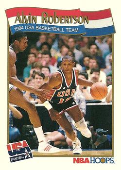 #562 Alvin Robertson - USA - 1991-92 Hoops Basketball