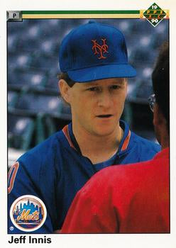 #562 Jeff Innis - New York Mets - 1990 Upper Deck Baseball