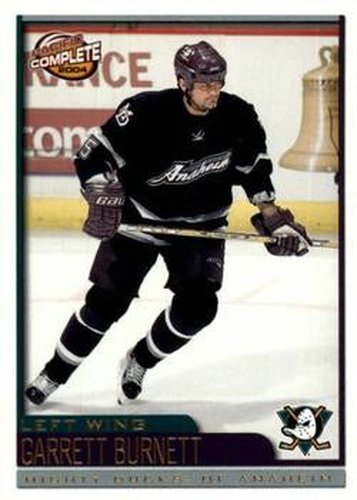 #562 Garrett Burnett - Anaheim Mighty Ducks - 2003-04 Pacific Complete Hockey