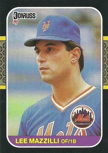 #562 Lee Mazzilli - New York Mets - 1987 Donruss Baseball