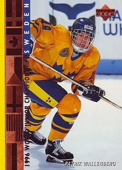 #563 Patrik Wallenberg - Sweden - 1995-96 Upper Deck Hockey