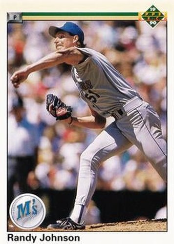 #563 Randy Johnson - Seattle Mariners - 1990 Upper Deck Baseball