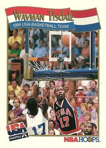 #563 Wayman Tisdale - USA - 1991-92 Hoops Basketball