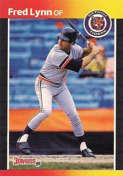 #563 Fred Lynn - Detroit Tigers - 1989 Donruss Baseball
