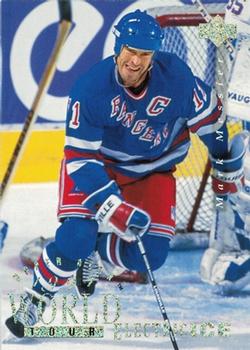 #563 Mark Messier - New York Rangers - 1994-95 Upper Deck Hockey - Electric Ice