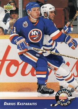 #563 Darius Kasparaitis - New York Islanders - 1992-93 Upper Deck Hockey