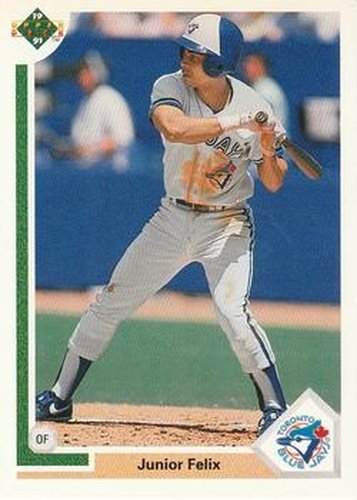 #563 Junior Felix - Toronto Blue Jays - 1991 Upper Deck Baseball