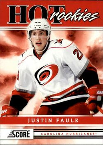 #563 Justin Faulk - Carolina Hurricanes - 2011-12 Score Hockey