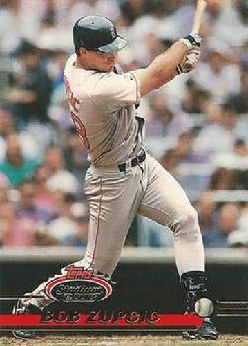 #563 Bob Zupcic - Boston Red Sox - 1993 Stadium Club Baseball