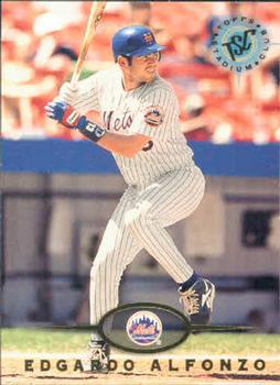 #563 Edgardo Alfonzo - New York Mets - 1995 Stadium Club Baseball