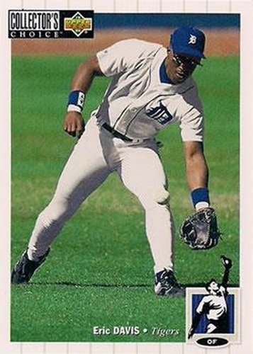 #563 Eric Davis - Detroit Tigers - 1994 Collector's Choice Baseball