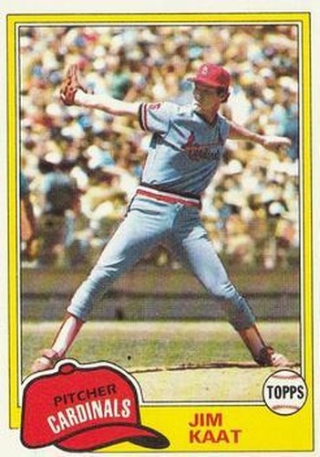 #563 Jim Kaat - St. Louis Cardinals - 1981 Topps Baseball