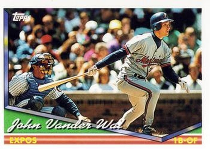 #563 John Vander Wal - Montreal Expos - 1994 Topps Baseball