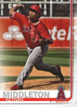 #563 Keynan Middleton - Los Angeles Angels - 2019 Topps Baseball