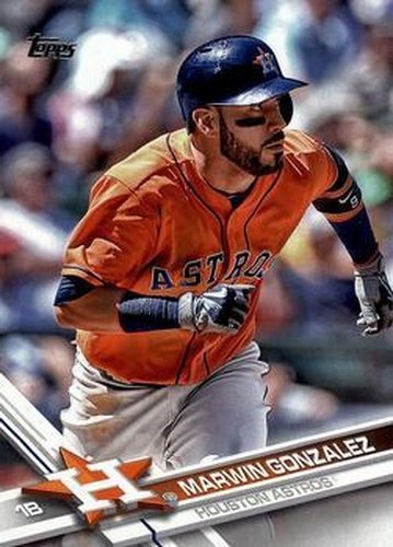#563 Marwin Gonzalez - Houston Astros - 2017 Topps Baseball