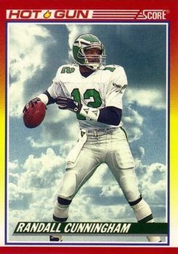 #563 Randall Cunningham - Philadelphia Eagles - 1990 Score Football