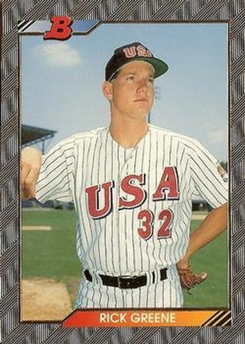 #563 Rick Greene - USA - 1992 Bowman Baseball