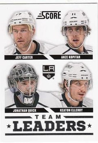 #563 Anze Kopitar / Jeff Carter / Jonathan Quick / Keaton Ellerby - Los Angeles Kings - 2013-14 Score Hockey