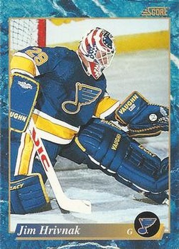 #563 Jim Hrivnak - St. Louis Blues - 1993-94 Score Canadian Hockey