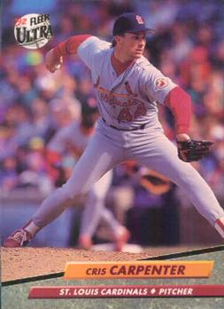 #563 Cris Carpenter - St. Louis Cardinals - 1992 Ultra Baseball