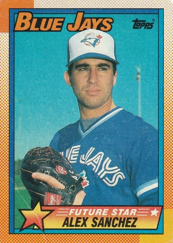 #563 Alex Sanchez - Toronto Blue Jays - 1990 Topps Baseball