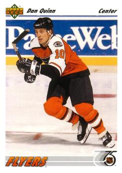 #563 Dan Quinn - Philadelphia Flyers - 1991-92 Upper Deck Hockey