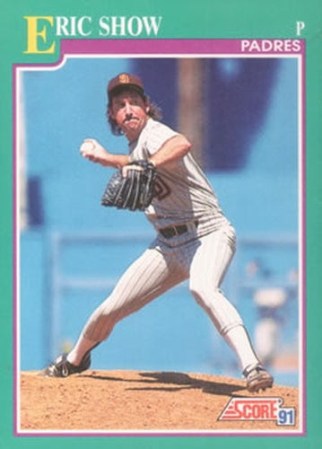 #563 Eric Show - San Diego Padres - 1991 Score Baseball