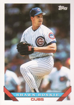 #563 Shawn Boskie - Chicago Cubs - 1993 Topps Baseball