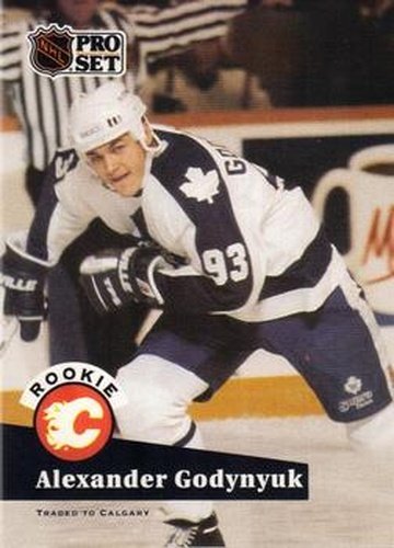 #563 Alexander Godynyuk - 1991-92 Pro Set Hockey