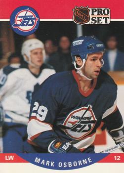 #564 Mark Osborne - Winnipeg Jets - 1990-91 Pro Set Hockey