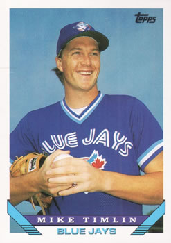 #564 Mike Timlin - Toronto Blue Jays - 1993 Topps Baseball