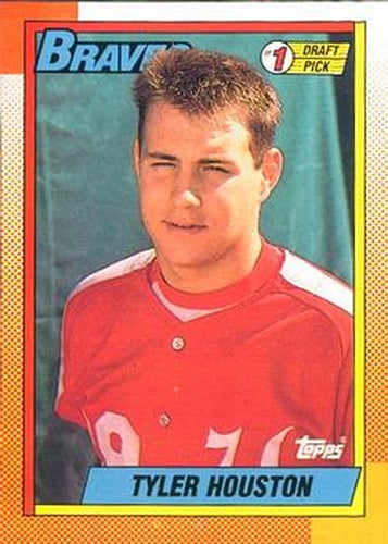 #564 Tyler Houston - Atlanta Braves - 1990 O-Pee-Chee Baseball