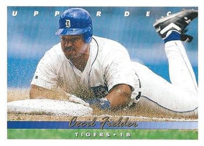 #564 Cecil Fielder - Detroit Tigers - 1993 Upper Deck Baseball