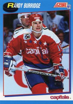 #564 Randy Burridge - Washington Capitals - 1991-92 Score Canadian Bilingual Hockey