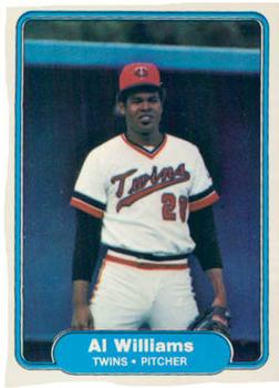 #564 Al Williams - Minnesota Twins - 1982 Fleer Baseball