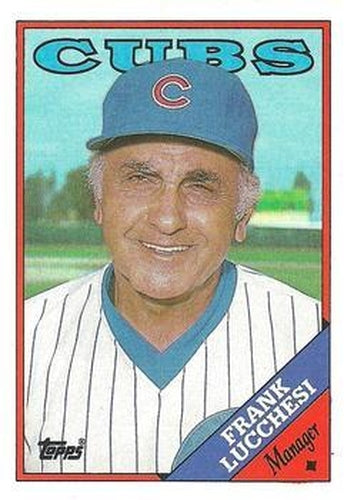 #564 Frank Lucchesi - Chicago Cubs - 1988 Topps Baseball