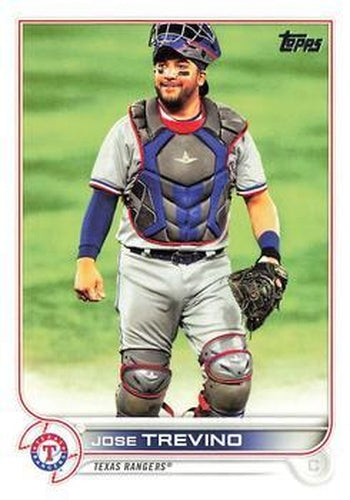 #564 Jose Trevino - Texas Rangers - 2022 Topps Baseball