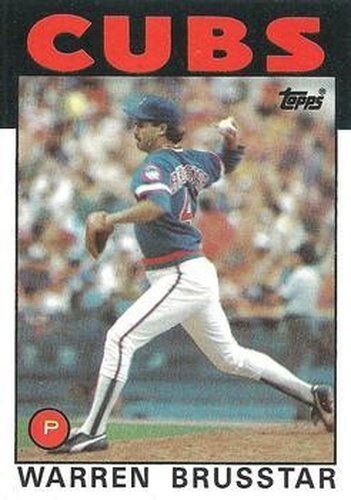 #564 Warren Brusstar - Chicago Cubs - 1986 Topps Baseball